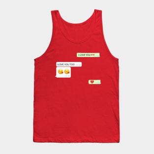 text love Tank Top